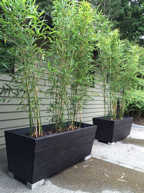 bamboo planter boxes for sale square wooden metal|large rectangular planters for bamboo.